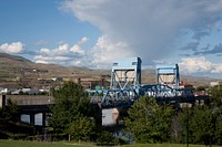 Bridge to Lewiston, Idaho (2005) by <a href="https://www.rawpixel.com/search/carol%20m.%20highsmith?sort=curated&amp;page=1">Carol M. Highsmith</a>. Original image from Library of Congress. Digitally enhanced by rawpixel.
