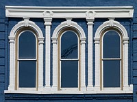 Historic window detail, Port Huron, Michigan (2008) by Carol M. Highsmith. Original image from Library of Congress. Digitally enhanced by rawpixel.