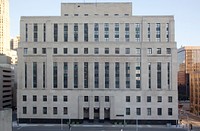 Theodore Levin United States Courthouse, Detroit Federal Building, Detroit, Michigan (2010) by Carol M. Highsmith. Original image from Library of Congress. Digitally enhanced by rawpixel.