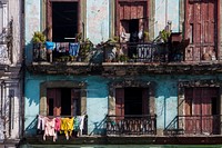 Buildings on the Prado in front of Havana, Cuba. Original image from <a href="https://www.rawpixel.com/search/carol%20m.%20highsmith?sort=curated&amp;page=1">Carol M. Highsmith</a>&rsquo;s America, Library of Congress collection. Digitally enhanced by rawpixel.