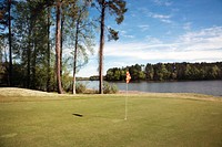 Grand National Golf Course - Part of the Robert Trent Jones Trail in Auburn/Opelika, Alabama. Original image from <a href="https://www.rawpixel.com/search/carol%20m.%20highsmith?sort=curated&amp;page=1">Carol M. Highsmith</a>&rsquo;s America, Library of Congress collection. Digitally enhanced by rawpixel.