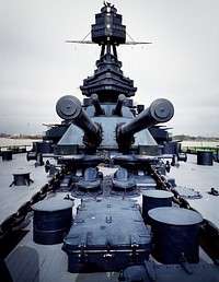 Battleship Texas Houston. Original image from Carol M. Highsmith&rsquo;s America, Library of Congress collection. Digitally enhanced by rawpixel.