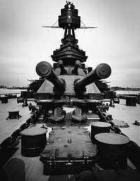 Battleship Texas Houston. Original image from Carol M. Highsmith&rsquo;s America, Library of Congress collection. Digitally enhanced by rawpixel.