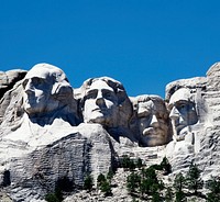 Mount Rushmore. Original image from Carol M. Highsmith&rsquo;s America, Library of Congress collection. Digitally enhanced by rawpixel.
