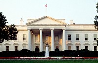 The White House. Original image from <a href="https://www.rawpixel.com/search/carol%20m.%20highsmith?sort=curated&amp;page=1">Carol M. Highsmith</a>&rsquo;s America, Library of Congress collection. Digitally enhanced by rawpixel.
