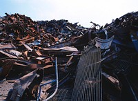Rubble removed from Ground Zero, site of the attack on the World Trade Center Twin Towers. Original image from Carol M. Highsmith&rsquo;s America, Library of Congress collection. Digitally enhanced by rawpixel.