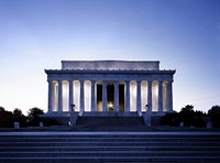 Lincoln Memorial. Original image from <a href="https://www.rawpixel.com/search/carol%20m.%20highsmith?sort=curated&amp;page=1">Carol M. Highsmith</a>&rsquo;s America, Library of Congress collection. Digitally enhanced by rawpixel.