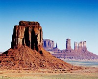 Monument Valley, Arizona. Original image from <a href="https://www.rawpixel.com/search/carol%20m.%20highsmith?sort=curated&amp;page=1">Carol M. Highsmith</a>&rsquo;s America, Library of Congress collection. Digitally enhanced by rawpixel.