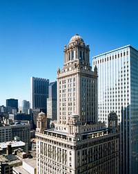 Jewelers&#39; Building, Chicago. Original image from <a href="https://www.rawpixel.com/search/carol%20m.%20highsmith?sort=curated&amp;page=1">Carol M. Highsmith</a>&rsquo;s America, Library of Congress collection. Digitally enhanced by rawpixel.