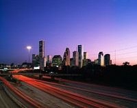 Houston, Texas skyline. Original image from <a href="https://www.rawpixel.com/search/carol%20m.%20highsmith?sort=curated&amp;page=1">Carol M. Highsmith</a>&rsquo;s America, Library of Congress collection. Digitally enhanced by rawpixel.