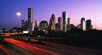 Houston, Texas skyline. Original image from <a href="https://www.rawpixel.com/search/carol%20m.%20highsmith?sort=curated&amp;page=1">Carol M. Highsmith</a>&rsquo;s America, Library of Congress collection. Digitally enhanced by rawpixel.