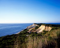 Gay Head cliff on Martha&#39;s Vineyard. Original image from <a href="https://www.rawpixel.com/search/carol%20m.%20highsmith?sort=curated&amp;page=1">Carol M. Highsmith</a>&rsquo;s America, Library of Congress collection. Digitally enhanced by rawpixel.