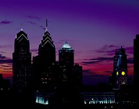 Skylline of Philadelphia. Original image from Carol M. Highsmith&rsquo;s America, Library of Congress collection. Digitally enhanced by rawpixel.