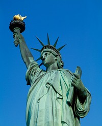 The Statue of Liberty. Original image from <a href="https://www.rawpixel.com/search/carol%20m.%20highsmith?sort=curated&amp;page=1">Carol M. Highsmith</a>&rsquo;s America, Library of Congress collection. Digitally enhanced by rawpixel.