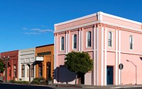 Downtown of Guadalupe, California. Original image from <a href="https://www.rawpixel.com/search/carol%20m.%20highsmith?sort=curated&amp;page=1">Carol M. Highsmith</a>&rsquo;s America, Library of Congress collection. Digitally enhanced by rawpixel.