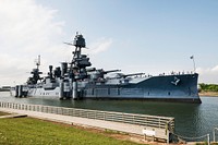 USS Texas, the second ship of the United States Navy named in honor of the U.S. state of Texas. Original image from <a href="https://www.rawpixel.com/search/carol%20m.%20highsmith?sort=curated&amp;page=1">Carol M. Highsmith</a>&rsquo;s America, Library of Congress collection. Digitally enhanced by rawpixel.