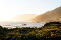 Route 1 along the Pacific Ocean in Northern California. Original image from Carol M. Highsmith&rsquo;s America, Library of Congress collection. Digitally enhanced by rawpixel.