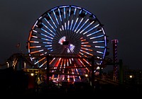 The Santa Monica Pier. Original image from <a href="https://www.rawpixel.com/search/carol%20m.%20highsmith?sort=curated&amp;page=1">Carol M. Highsmith</a>&rsquo;s America, Library of Congress collection. Digitally enhanced by rawpixel.