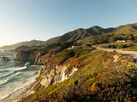 Pacific Coast Highway Scenic. State Route 1. Original image from <a href="https://www.rawpixel.com/search/carol%20m.%20highsmith?sort=curated&amp;page=1">Carol M. Highsmith</a>&rsquo;s America, Library of Congress collection. Digitally enhanced by rawpixel.