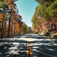 Fall scene near Babcock State Park in Fayette County, West Virginia. Original image from <a href="https://www.rawpixel.com/search/carol%20m.%20highsmith?sort=curated&amp;page=1">Carol M. Highsmith</a>&rsquo;s America, Library of Congress collection. Digitally enhanced by rawpixel.