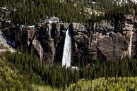 Bridal Veil Falls, Colorado USA - Original image from <a href="https://www.rawpixel.com/search/carol%20m.%20highsmith?sort=curated&amp;page=1">Carol M. Highsmith</a>&rsquo;s America, Library of Congress collection. Digitally enhanced by rawpixel.