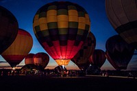 The National Balloon Classic in Indianola, US. Original image from Carol M. Highsmith&rsquo;s America, Library of Congress collection. Digitally enhanced by rawpixel.