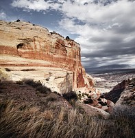 Scenery at Colorado National Monument - Original image from <a href="https://www.rawpixel.com/search/carol%20m.%20highsmith?sort=curated&amp;page=1">Carol M. Highsmith</a>&rsquo;s America, Library of Congress collection. Digitally enhanced by rawpixel