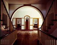 Interior view of the 1824 Center House at Shakertown, South Union, Kentucky (1980-2006) by Carol M. Highsmith. Original image from Library of Congress. Digitally enhanced by rawpixel.