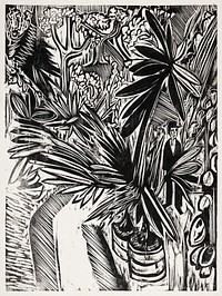 Jena (1914) print in high resolution by Ernst Ludwig Kirchner. Original from Statens Museum for Kunst. Digitally enhanced by rawpixel.