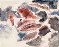 Fish Series, No. 2 (1917) painting in high resolution by Charles Demuth. Original from The MET Museum. Digitally enhanced by rawpixel.