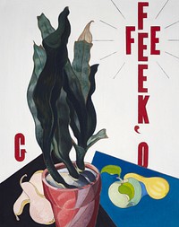 O&#39;Keeffe (1923&ndash;1924) painting in high resolution by Charles Demuth. Original from The Beinecke Rare Book &amp; Manuscript Library. Digitally enhanced by rawpixel.