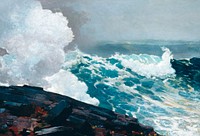 Northeaster (1895) by <a href="https://www.rawpixel.com/search/Winslow%20Homer?sort=curated&amp;page=1&amp;topic_group=_my_topics">Winslow Homer</a>. Original from The MET museum. Digitally enhanced by rawpixel.