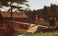 Old Mill, The Morning Bell (1871) by Winslow Homer. Original from Yale University Art Gallery. Digitally enhanced by rawpixel.