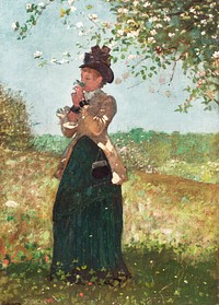 The Yellow Jacket (1879) by <a href="https://www.rawpixel.com/search/Winslow%20Homer?sort=curated&amp;page=1&amp;topic_group=_my_topics">Winslow Homer</a>. Original from The Smithsonian. Digitally enhanced by rawpixel.