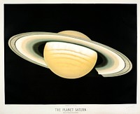 The planet Saturn from the&nbsp;Trouvelot<br />astronomical drawings (1881-1882) by<a href="https://www.rawpixel.com/search/etienne%20leopold%20trouvelot?&amp;page=1"> E. L. Trouvelot</a> (1827-1895)