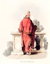 Illustration of alderman from Picturesque Representations of the Dress and Manners of the English(1814) by William Alexander (1767-1816). Original from The New York Public Library. Digitally enhanced by rawpixel.