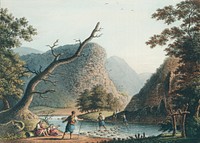 Mount Balkan from Views in the Ottoman Dominions, in Europe, in Asia, and some of the Mediterranean islands (1810) illustrated by <a href="https://www.rawpixel.com/search/Luigi%20Mayer?&amp;page=1">Luigi Mayer</a> (1755-1803).