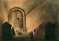 Chapel of Mount Calvary from Views in the Ottoman Dominions, in Europe, in Asia, and some of the Mediterranean islands (1810) illustrated by Luigi Mayer (1755-1803).
