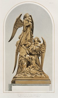 &quot;The massacre of the innocents&quot; carved in wood by Geerts of Louvain from the Industrial arts of the Nineteenth Century (1851-1853) by <a href="https://www.rawpixel.com/search/Sir%20Matthew%20Digby%20wyatt?">Sir Matthew Digby wyatt</a> (1820-1877).