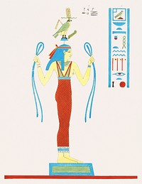 Vintage illustration of Hathor