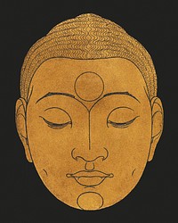 Buddha head psd vintage, remixed from artworks by Reijer Stolk