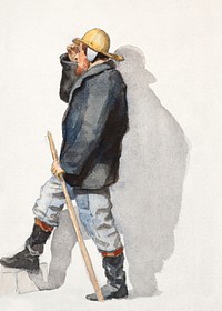 The Lookout (1860&ndash;1870) by <a href="https://www.rawpixel.com/search/Samuel%20Colman?sort=curated&amp;page=1">Samuel Colman</a>. Original from The Smithsonian Institution. Digitally enhanced by rawpixel.