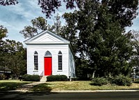 St. Mark's Episcopal Church in Raymond, Mississippi. Original image from Carol M. Highsmith&rsquo;s America, Library of Congress collection. Digitally enhanced by rawpixel.