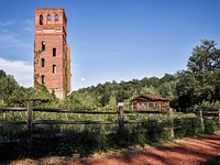 Glendale Mill on Lawson&rsquo;s Fork Creek in Spartanburg, South Carolina. Original image from Carol M. Highsmith&rsquo;s America, Library of Congress collection. Digitally enhanced by rawpixel.