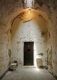 An old prison cell. Original image from Carol M. Highsmith&rsquo;s America, Library of Congress collection. Digitally enhanced by rawpixel.