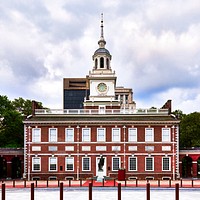 Independence Hall at Independence National Historical Park in Philadelphia, Pennsylvania. Original image from Carol M. Highsmith&rsquo;s America, Library of Congress collection. Digitally enhanced by rawpixel.