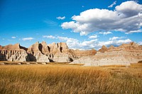 Badlands National Park. Original image from Carol M. Highsmith&rsquo;s America, Library of Congress collection. Digitally enhanced by rawpixel.