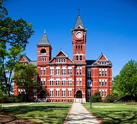 William J. Samford Hall is at Auburn University in Auburn, Alabama. Original image from Carol M. Highsmith&rsquo;s America, Library of Congress collection. Digitally enhanced by rawpixel.