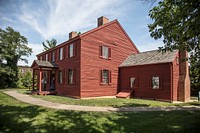 Old red house in Maryland. Original image from Carol M. Highsmith’s America, Library of Congress collection. Digitally enhanced by rawpixel.