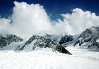 Mount McKinley or Denali ("The Great One") in Alaska. Original image from Carol M. Highsmith’s America, Library of Congress collection. Digitally enhanced by rawpixel.